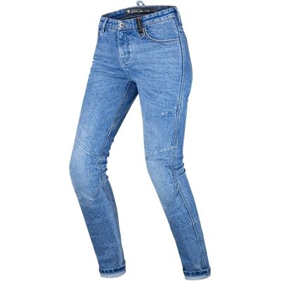 Shima Devon Femme Jean Moto Bleu - Type Moto - Publicité Shima Devon Femme Jean Moto Bleu - Type Moto - Publicité