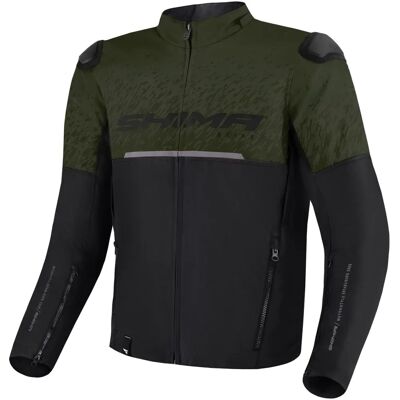 Veste textile moto Shima Drift - Noir Vert Niveau 2 Veste textile moto Shima Drift - Noir Vert Niveau 2