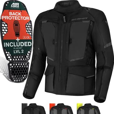 Shima Hero 2.0 Wasserdichte Motorrad-Textiljacke - Unisex S Shima Hero 2.0 Wasserdichte Motorrad-Textiljacke - Unisex S