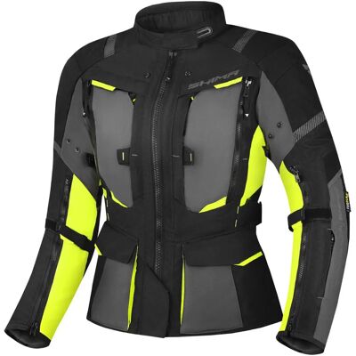 SHIMA Hero 2.0 Wasserdichte Motorrad-Textiljacke - Schwarz Gelb XL SHIMA Hero 2.0 Wasserdichte Motorrad-Textiljacke - Schwarz Gelb XL