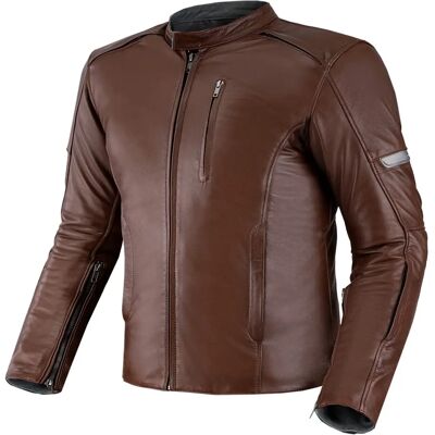 Shima Hunter+ 2.0 Motorcycle Leather Jacket - Unisex Brown 2XL Shima Hunter+ 2.0 Motorcycle Leather Jacket - Unisex Brown 2XL