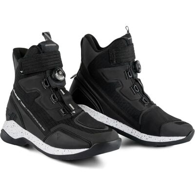 SHIMA Takeshi Motorcycle Boots - Black-White - 43 SHIMA Takeshi Motorcycle Boots - Black-White - 43