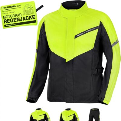 Shima - Hydrodry 2.0 - Schwarz-Fluogelb - Rain Jacket Shima - Hydrodry 2.0 - Schwarz-Fluogelb - Rain Jacket