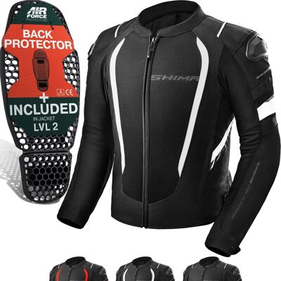 Veste Shima MESHPRO20 pour Hommes - Ventilée, Protections Niveau 2 - Moto Veste Shima MESHPRO20 pour Hommes - Ventilée, Protections Niveau 2 - Moto