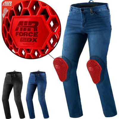 Shima Rider RIDERMENPNTBLUE3032 Blå motorcykeljeans Shima Rider RIDERMENPNTBLUE3032 Blå motorcykeljeans