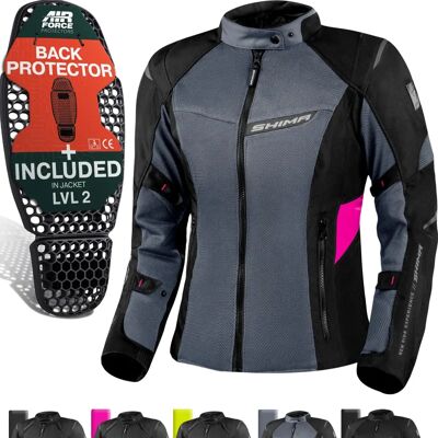 SHIMA Rush 2.0 Vented Rose - Veste moto SHIMA Rush 2.0 Vented Rose - Veste moto