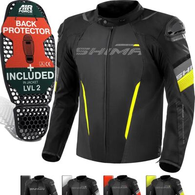Shima SOLID 2.0 Neon Motorradjacke - Motorradbekleidung Shima SOLID 2.0 Neon Motorradjacke - Motorradbekleidung