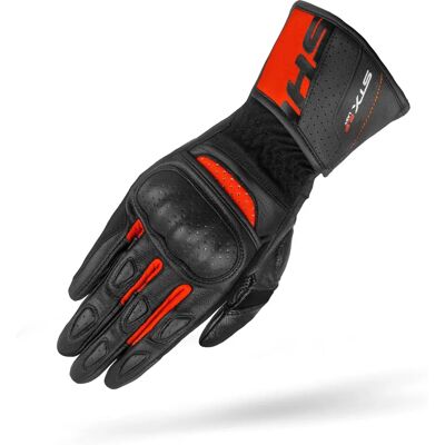 SHIMA Schwarz Rot STX 2.0 Damen Motorrad Handschuhe - Impact Schutz SHIMA Schwarz Rot STX 2.0 Damen Motorrad Handschuhe - Impact Schutz