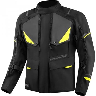 SHIMA - Runner - Schwarz Fluoreszierendes Gelb - 3XL - Motorradjacke SHIMA - Runner - Schwarz Fluoreszierendes Gelb - 3XL - Motorradjacke