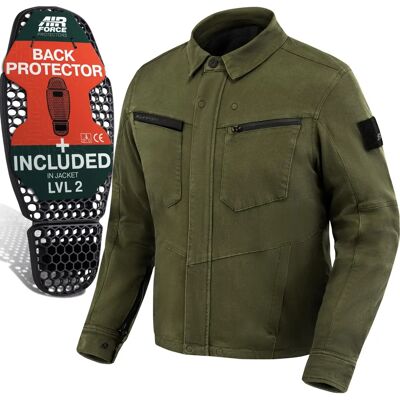 Veste Moto Khaki Shima - Veste de moto - Publicité Veste Moto Khaki Shima - Veste de moto - Publicité