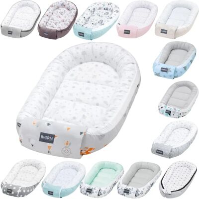 Bellochi Baby Nest Pod - Łóżeczko dla niemowląt - Bawełna - 90x60x12cm - Ochraniacze - appanatschi Bellochi Baby Nest Pod - Łóżeczko dla niemowląt - Bawełna - 90x60x12cm - Ochraniacze - appanatschi