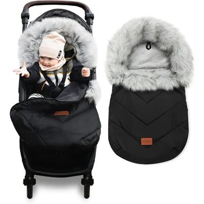 Sac de couchage d'hiver Bellochi pour bébé - Capuche en fausse fourrure détachable - Publicité Sac de couchage d'hiver Bellochi pour bébé - Capuche en fausse fourrure détachable - Publicité