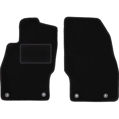 WLG-CARLUX - Opel Corsa E Etulaudat - Musta - Edessä - Car Mats WLG-CARLUX - Opel Corsa E Etulaudat - Musta - Edessä - Car Mats