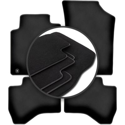 Citroën - C1 I - Negro - Poliamida - Alfombrillas para coche Citroën - C1 I - Negro - Poliamida - Alfombrillas para coche