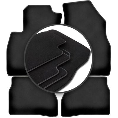DURBAN - Fiat Doblo II - Negro - Nylon - Alfombrillas DURBAN - Fiat Doblo II - Negro - Nylon - Alfombrillas