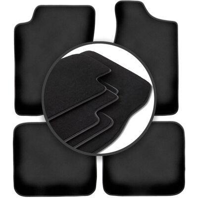 DURBAN - DURBAN-BLACK - Negro - Poliamida Alfombrillas DURBAN - DURBAN-BLACK - Negro - Poliamida Alfombrillas
