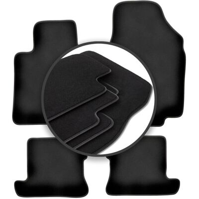 Nissan - Micra K12 CC Cabrio - Black - Floor mats Nissan - Micra K12 CC Cabrio - Black - Floor mats