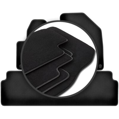 Citroën - C5 III X7 - Durban-Black - Premium Car mats Citroën - C5 III X7 - Durban-Black - Premium Car mats