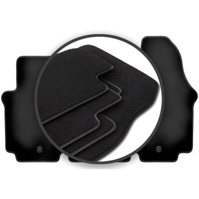 DURBAN - Renault Trafic II - Negro - Premium - Floor mats DURBAN - Renault Trafic II - Negro - Premium - Floor mats