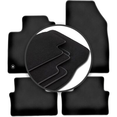 Renault - Clio V - Durban-Black - Durable - Car Mats Renault - Clio V - Durban-Black - Durable - Car Mats