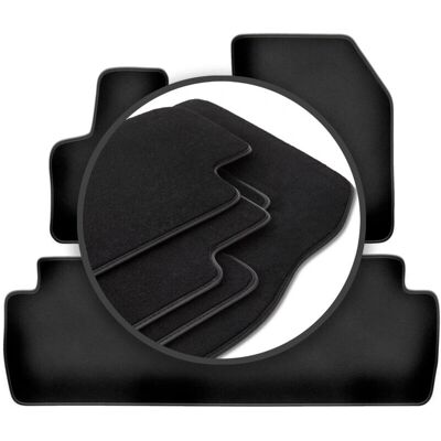 DURBAN - Peugeot 5008 II - Durban-Negro - Alfombrillas DURBAN - Peugeot 5008 II - Durban-Negro - Alfombrillas