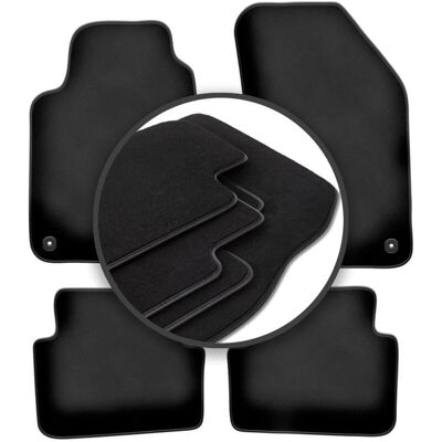 DURBAN - Renault Laguna II - Negro - Car mats DURBAN - Renault Laguna II - Negro - Car mats