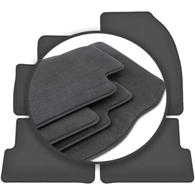 DURBAN - Ford Grand C-MAX - Grafito - Pelo corto - Floor Mats DURBAN - Ford Grand C-MAX - Grafito - Pelo corto - Floor Mats
