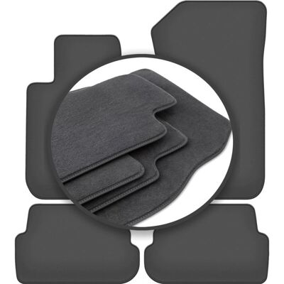 DURBAN - BMW 1 E88 Cabrio 2004-2011 - Grafito - Car mats DURBAN - BMW 1 E88 Cabrio 2004-2011 - Grafito - Car mats