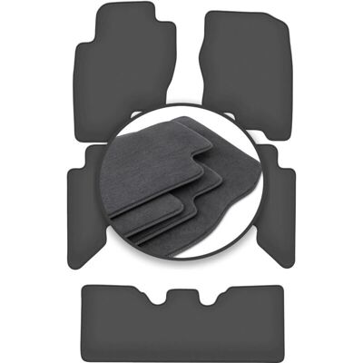 DURBAN - Nissan Pathfinder R51 - Grafito - Premium Car mats DURBAN - Nissan Pathfinder R51 - Grafito - Premium Car mats
