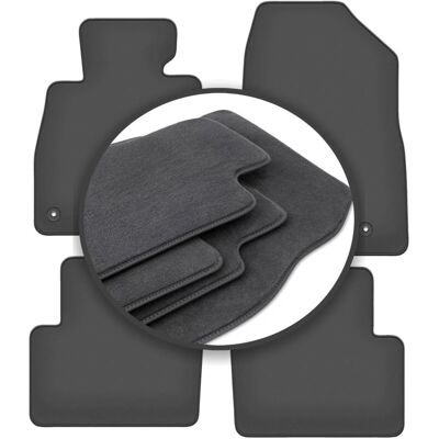 DURBAN Mazda 3 BM - Grafito - Poliamida - Caucho - Floor mats DURBAN Mazda 3 BM - Grafito - Poliamida - Caucho - Floor mats