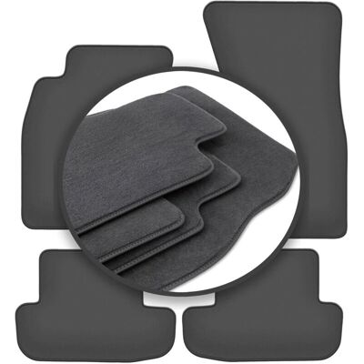 DURBAN A5 8T Coupé 2008-2018 - grafito - poliamida superior - Floor mats DURBAN A5 8T Coupé 2008-2018 - grafito - poliamida superior - Floor mats