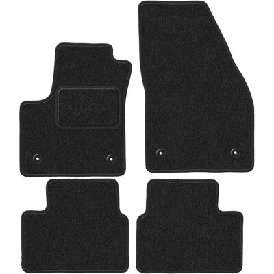 WLG-CARLUX - Meriva B - Antracita - Opel Meriva B 2010-2017 - Car floor mats WLG-CARLUX - Meriva B - Antracita - Opel Meriva B 2010-2017 - Car floor mats