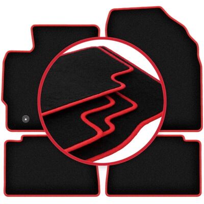 CARLUX - WLG-CARLUX-RED - Toyota Auris I - Floor mats CARLUX - WLG-CARLUX-RED - Toyota Auris I - Floor mats