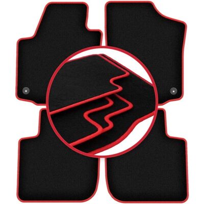 CARLUX - WLG-CARLUX-RED - Skoda Rapid - Alfombrillas CARLUX - WLG-CARLUX-RED - Skoda Rapid - Alfombrillas