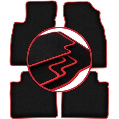 CARLUX - WLG-CARLUX-RED - Kia Opirus - Car mats CARLUX - WLG-CARLUX-RED - Kia Opirus - Car mats