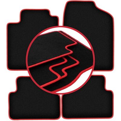 CARLUX - WLG-CARLUX-RED - Negro - Alfombrillas CARLUX - WLG-CARLUX-RED - Negro - Alfombrillas