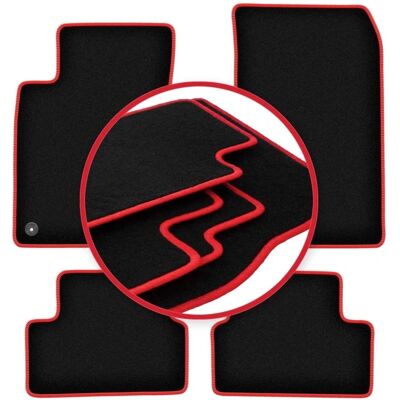 CARLUX - WLG-CARLUX-RED - Negro - Alfombrillas CARLUX - WLG-CARLUX-RED - Negro - Alfombrillas