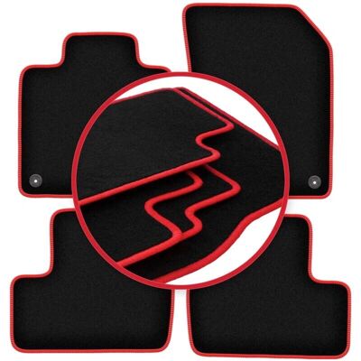 WLG-CARLUX-RED - XC60 II - Black with Red Stitching WLG-CARLUX-RED - XC60 II - Black with Red Stitching