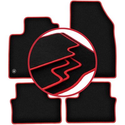 CARLUX - WLG-CARLUX-RED - Renault Clio V - Alfombrillas CARLUX - WLG-CARLUX-RED - Renault Clio V - Alfombrillas