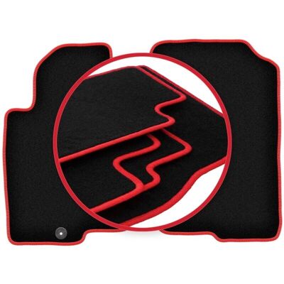CARLUX - Nissan Pathfinder R51 - Negro - Alfombrillas CARLUX - Nissan Pathfinder R51 - Negro - Alfombrillas