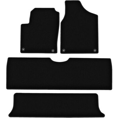 Volkswagen Sharan I - Negro Terciopelo BASIC Alfombrillas Volkswagen Sharan I - Negro Terciopelo BASIC Alfombrillas