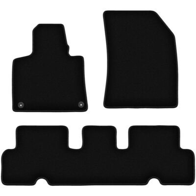 WLG - BASIC - Noir - Velours - Tapis de voiture - Publicité WLG - BASIC - Noir - Velours - Tapis de voiture - Publicité
