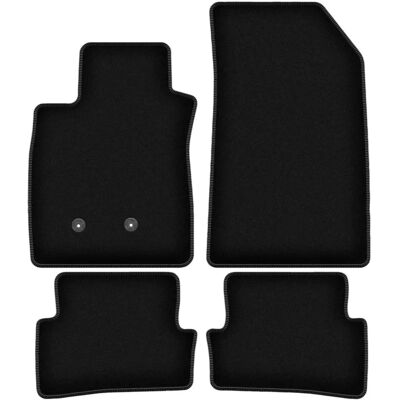WLG - Renault Clio III - Velours noir - BASIC - Tapis voiture - Publicité WLG - Renault Clio III - Velours noir - BASIC - Tapis voiture - Publicité