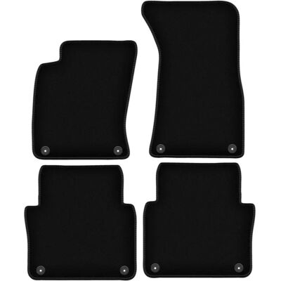 WLG - BASIC - Negro - Audi A8 D3 - Tapetes para coche WLG - BASIC - Negro - Audi A8 D3 - Tapetes para coche
