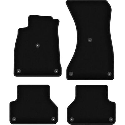 WLG - BASIC - Terciopelo negro - Audi A4 B9 - Alfombrillas WLG - BASIC - Terciopelo negro - Audi A4 B9 - Alfombrillas