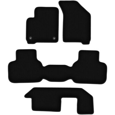 Fiat - Freemont - Terciopelo Negro - 7 plazas - Car mats Fiat - Freemont - Terciopelo Negro - 7 plazas - Car mats