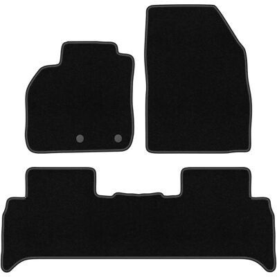 WLG - Renault Grand Scenic III - Velours Noir - Floor mats - Publicité WLG - Renault Grand Scenic III - Velours Noir - Floor mats - Publicité