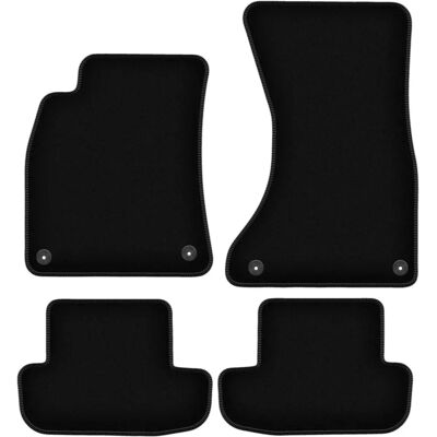WLG - Audi A5 8T - Velour nero - Tappetini auto WLG - Audi A5 8T - Velour nero - Tappetini auto