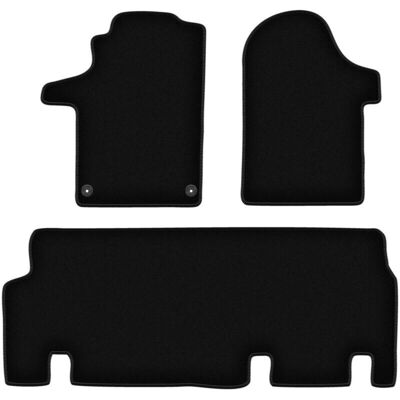 Tappetini in velluto nero BASIC per Mercedes Vito W447 Tappetini in velluto nero BASIC per Mercedes Vito W447