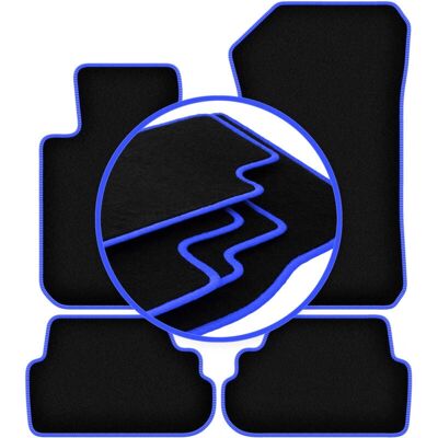 CARLUX - CARLUX-BLUE - BMW 1 E81 - Car mats CARLUX - CARLUX-BLUE - BMW 1 E81 - Car mats